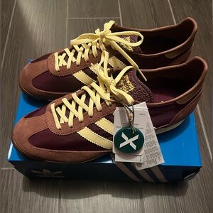 Brand new Adidas sl 72 maroon almost yellow & preloved brown